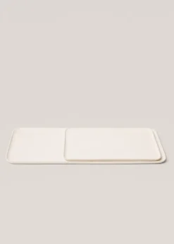 MANGO Dekoracja Sypialni|Przedmioty Do Dekoracji Salonu*Prostokątna metalowa taca 30 x 18,5 cm