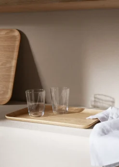 MANGO Dekoracja Sypialni|Przedmioty Do Dekoracji Salonu*Prostokątna taca z drewna 46 x 35 cm