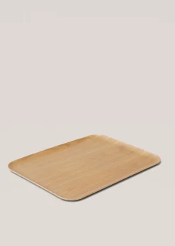 MANGO Dekoracja Sypialni|Przedmioty Do Dekoracji Salonu*Prostokątna taca z drewna 46 x 35 cm