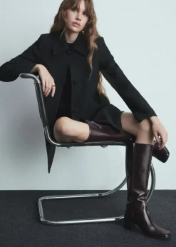 MANGO Płaszcze*Prosty płaszcz z guzikami