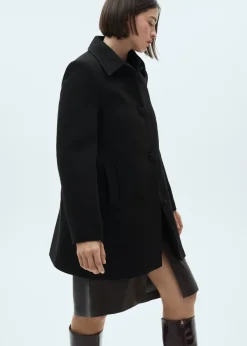 MANGO Płaszcze*Prosty płaszcz z guzikami