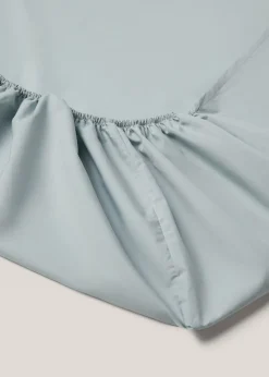 MANGO Prześcieradło Spodnie*Prześcieradło spodnie z bawełnianego perkalu 300 TC na łóżko 90 cm