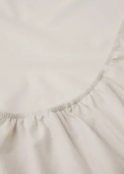 MANGO Prześcieradło Spodnie*Prześcieradło spodnie z gładkiej flaneli na łóżko 135/140 cm