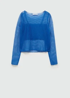 MANGO Swetry I Kardigany|Topy*Prześwitujący sweter z topem