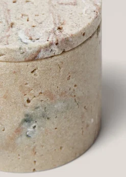 MANGO Dekoracja Sypialni|Ramki Na Zdjęcia I Pudełka*Pudełko z imitacji marmuru 10 x 9 cm