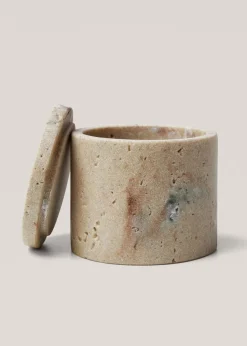 MANGO Dekoracja Sypialni|Ramki Na Zdjęcia I Pudełka*Pudełko z imitacji marmuru 10 x 9 cm