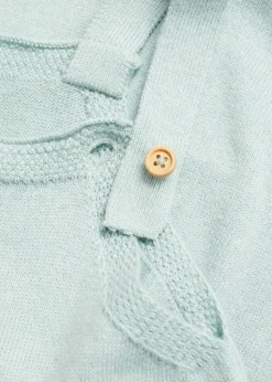 Dzieci MANGO Sukienki I Kombinezony|Kombinezony I Ogrodniczki*Rampers na szelkach z dzianiny