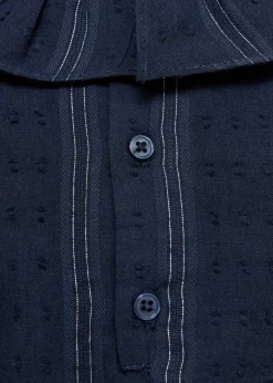 Dzieci MANGO Sukienki/pajacyki*Rampersy plumeti z kołnierzykiem babydoll