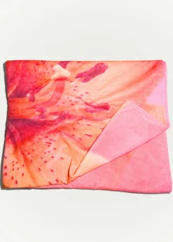 MANGO Więcej Akcesoriów*Ręcznik bawełniany w kwiaty