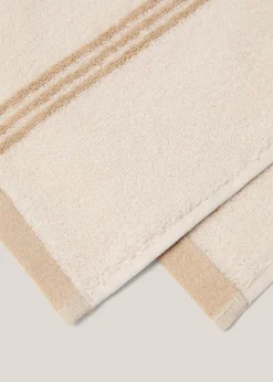 MANGO Ręczniki*Ręcznik do rąk z 100% bawełny w paski 50 x 90 cm