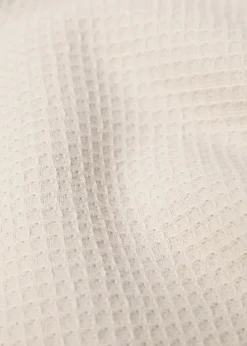 MANGO Ręczniki*Ręcznik do twarzy z bawełny z gofrową teksturą i frędzlami 30 x 50 cm