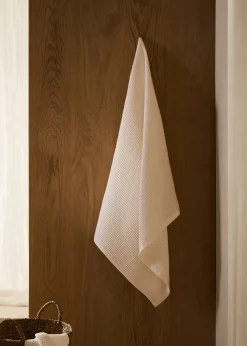 MANGO Ręczniki*Ręcznik kąpielowy o gofrowej fakturze 100% bawełna 90x150 cm