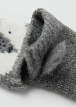 Dzieci MANGO Akcesoria*Rękawiczki z szopem