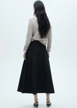 MANGO Spódnice*Rozkloszowana spódnica z zakładkami