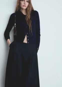 MANGO Spódnice*Rozkloszowana spódnica z zakładkami