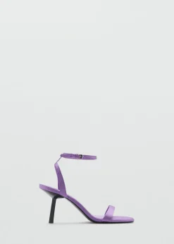 MANGO Buty*Sandały na obcasie z kwadratowym noskiem