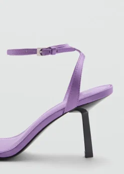 MANGO Buty*Sandały na obcasie z kwadratowym noskiem