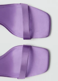 MANGO Buty*Sandały na obcasie z kwadratowym noskiem