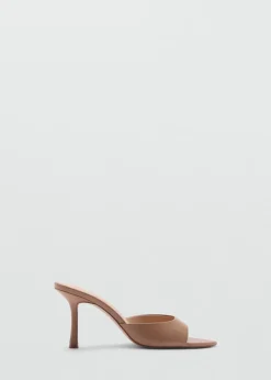 MANGO Buty*Sandały na obcasie z odkrytą piętą
