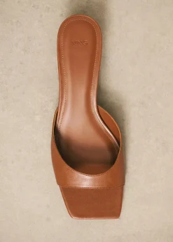 MANGO Buty*Sandały na obcasie z odkrytą piętą