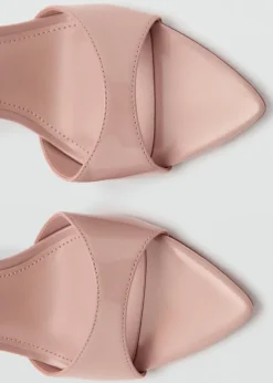 MANGO Buty*Sandały na obcasie z paskiem wokół kostki