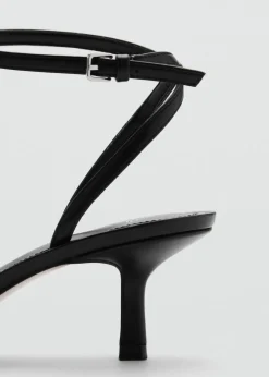 MANGO Buty*Sandały na obcasie ze sprzączkami