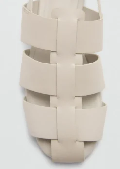 MANGO Buty|Akcesoria Skórzane*Sandały skórzane