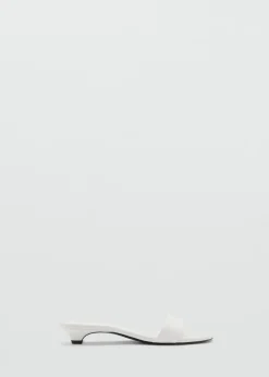 MANGO Buty*Sandały z paskami na obcasie typu kaczuszka