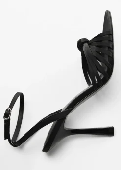 MANGO Buty*Sandały z paskami na obcasie