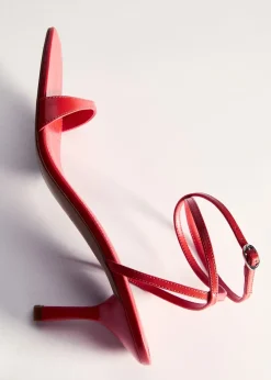 MANGO Buty*Sandały z paskami na obcasie