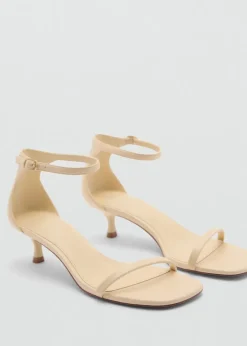 MANGO Buty*Sandały z paskami na obcasie
