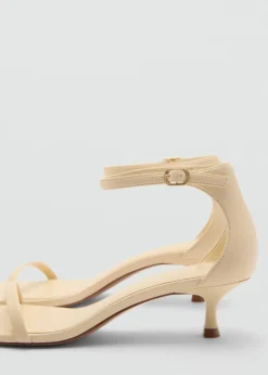 MANGO Buty*Sandały z paskami na obcasie