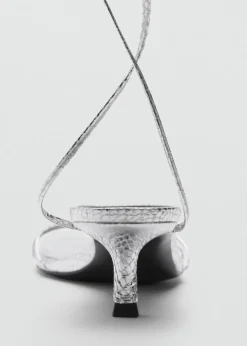 MANGO Buty*Sandały z paskami na obcasie