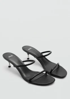 MANGO Buty*Sandały z paskami na obcasie