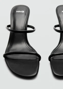 MANGO Buty*Sandały z paskami na obcasie