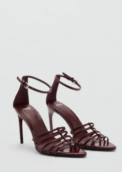 MANGO Buty*Sandały z paskami na obcasie