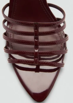 MANGO Buty*Sandały z paskami na obcasie