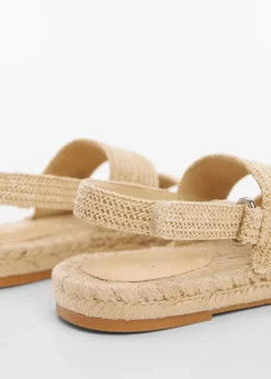 Dzieci MANGO Buty*Sandały z paskami na rzepy