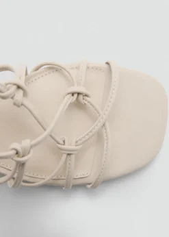 MANGO Buty*Sandały z plecionymi paskami