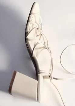 MANGO Buty*Sandały z plecionymi paskami