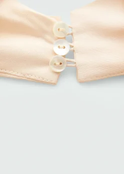 MANGO Sukienki I Kombinezony*Satynowa sukienka z drapowanym dekoltem