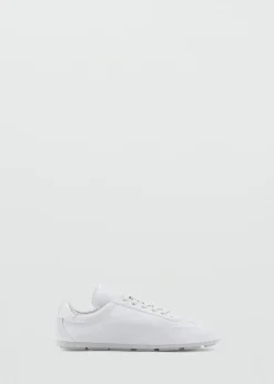 MANGO Buty*Satynowe sznurowane buty sportowe