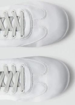 MANGO Buty*Satynowe sznurowane buty sportowe