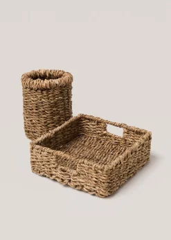 MANGO Przedmioty Do Dekoracji Salonu|Akcesoria Stołowe*Serwetnik z naturalnych włókien