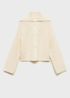 Dzieci MANGO Swetry I Kardigany*Shirt collar cardigan