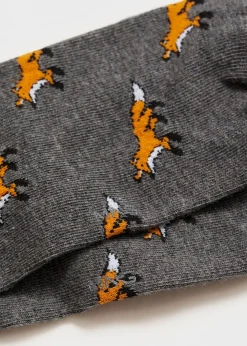 MANGO Bielizna*Skarpetki bawełniane ze wzorem w zwierzęta