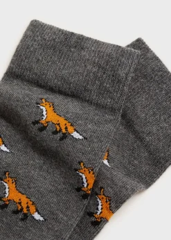 MANGO Bielizna*Skarpetki bawełniane ze wzorem w zwierzęta