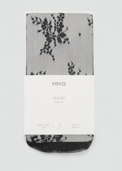 MANGO Więcej Akcesoriów*Skarpetki z koronki