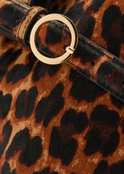 MANGO Torebki|Akcesoria Skórzane*Skórzana torebka w cętki