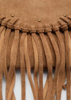 Dzieci MANGO Torebki*Skórzana torebka z frędzlami